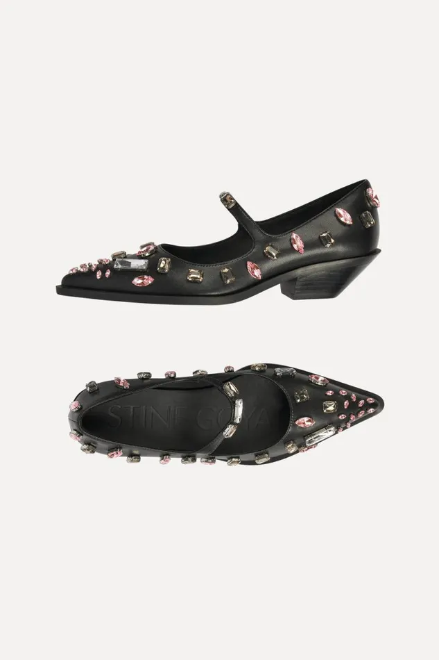 Stine Goya Shoes Embellished Mary Jane 8211 Black 8211 Women