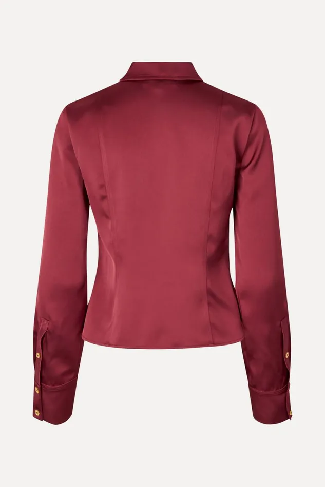 Stine Goya Tops and Shirts SGShane Shirt 8211 Raspberry 8211 Women