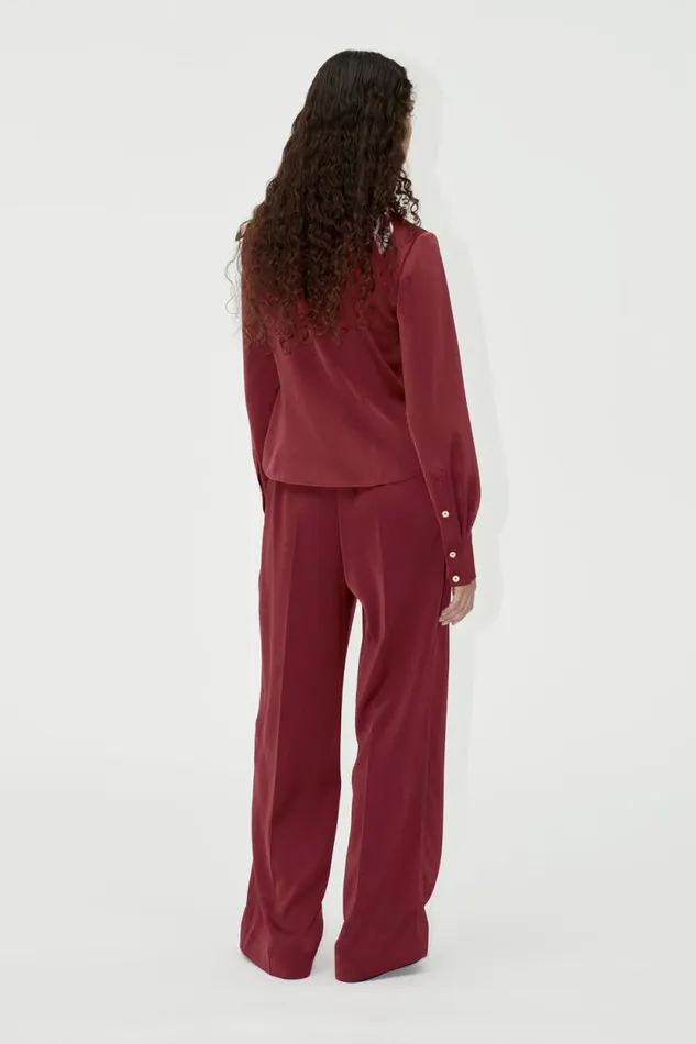 Stine Goya Tops and Shirts SGShane Shirt 8211 Raspberry 8211 Women