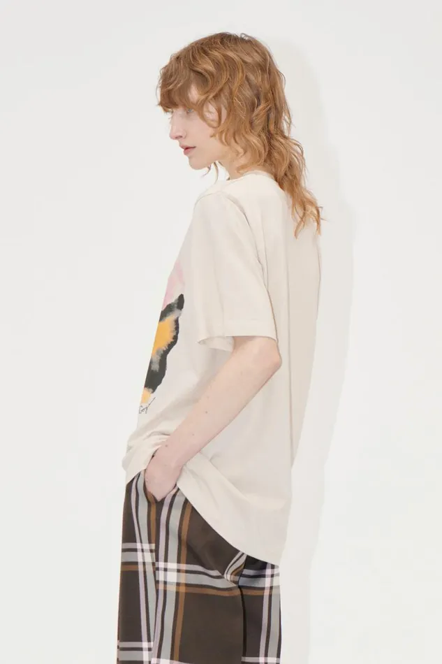 Stine Goya Tops and Shirts Short Sleeve Tshirt 8211 Pastel Petals 8211 Women Stine Goya Tops and Shirts Short Sleeve Tshirt 8211 Pastel Petals 8211 Women