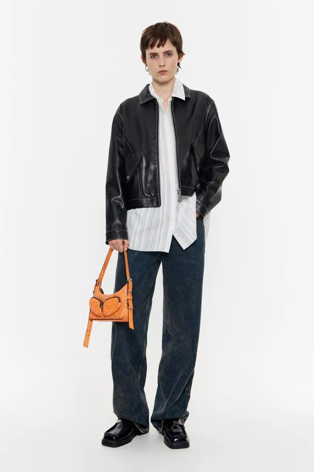 Striped Knot Back Tshirt White Women Bimba Y Lola Shirts