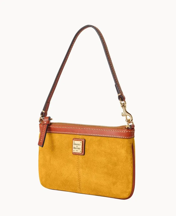 Suede Large Slim Wristlet Chamois ManWoman Dooney and Bourke Wallets Suede Large Slim Wristlet Chamois ManWoman Dooney and Bourke Wallets