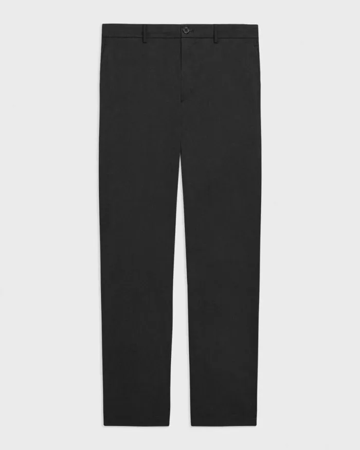 Suits Men Theory Curtis Drawstring Pant In Good Linen Black