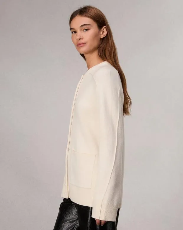 Sweaters and Sweatshirts Women Rag and Bone Bridget Lady Cardigan Ivory