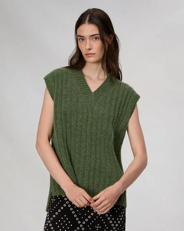 Sweaters and Sweatshirts Women Rag and Bone Stassi Sweater Vest Green