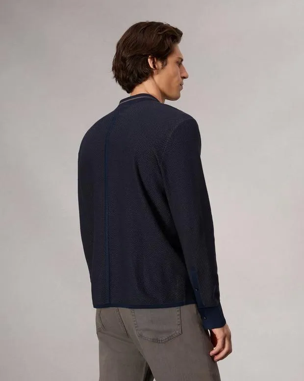 Sweaters Men Rag and Bone Harvey Knit Shirt Salute