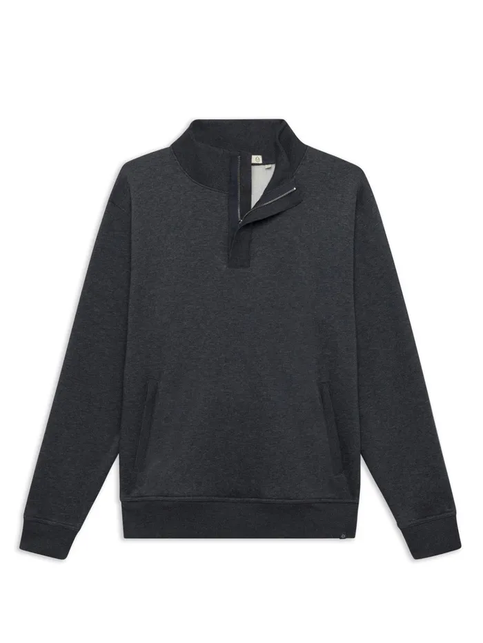 Sweatshirts Hoodies Men Tasc Performance Hudson Fleece Henley Pullover Sweatshirt