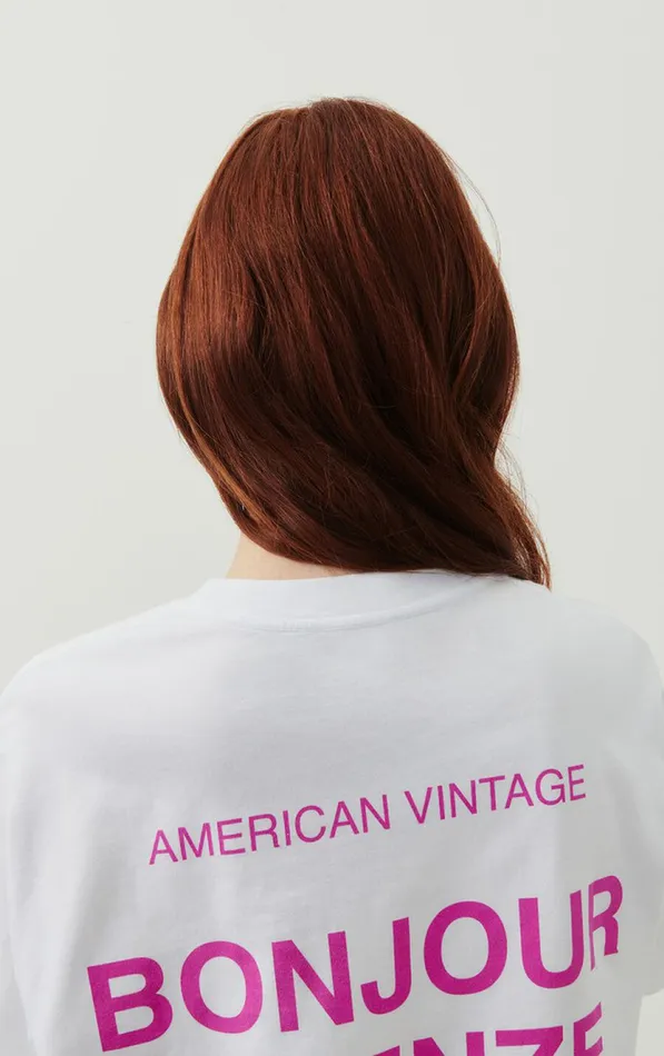 TShirt Firenze White WomenMen American Vintage Short Sleeve TShirts TShirt Firenze White WomenMen American Vintage Short Sleeve TShirts