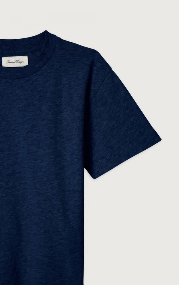TShirt Gamipy Navy Vintage Kids American Vintage Short Sleeve TShirts