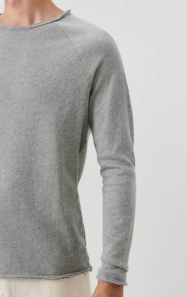 TShirt Sonoma Heather Grey Men American Vintage Long Sleeve TShirts