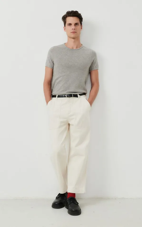 TShirt Sonoma Heather Grey Men American Vintage Short Sleeve TShirts