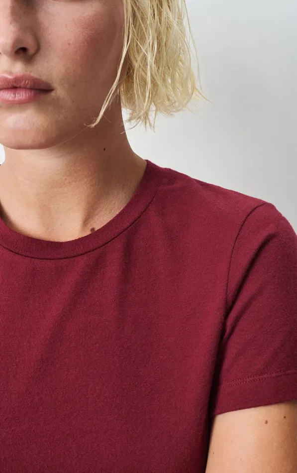 TShirt Ypawood Melange Berry Women American Vintage Short Sleeve TShirts TShirt Ypawood Melange Berry Women American Vintage Short Sleeve TShirts