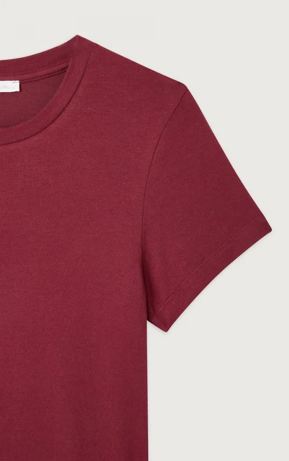TShirt Ypawood Melange Berry Women American Vintage Short Sleeve TShirts TShirt Ypawood Melange Berry Women American Vintage Short Sleeve TShirts