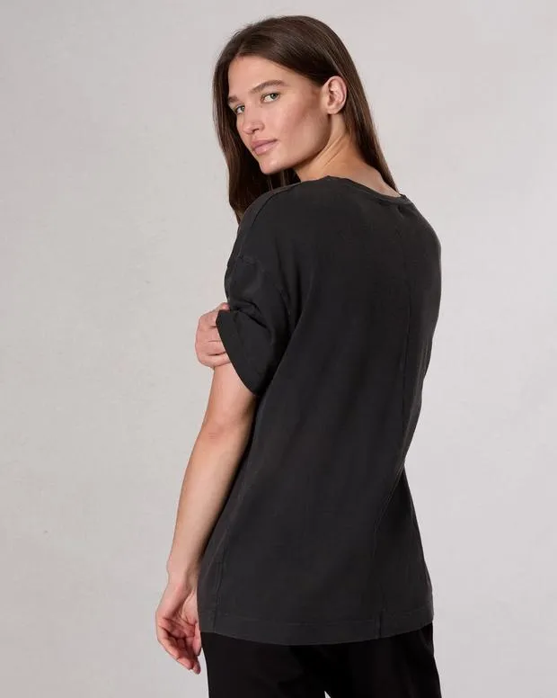TShirts Women Rag and Bone Disco Boyfriend TShirt Black Multi