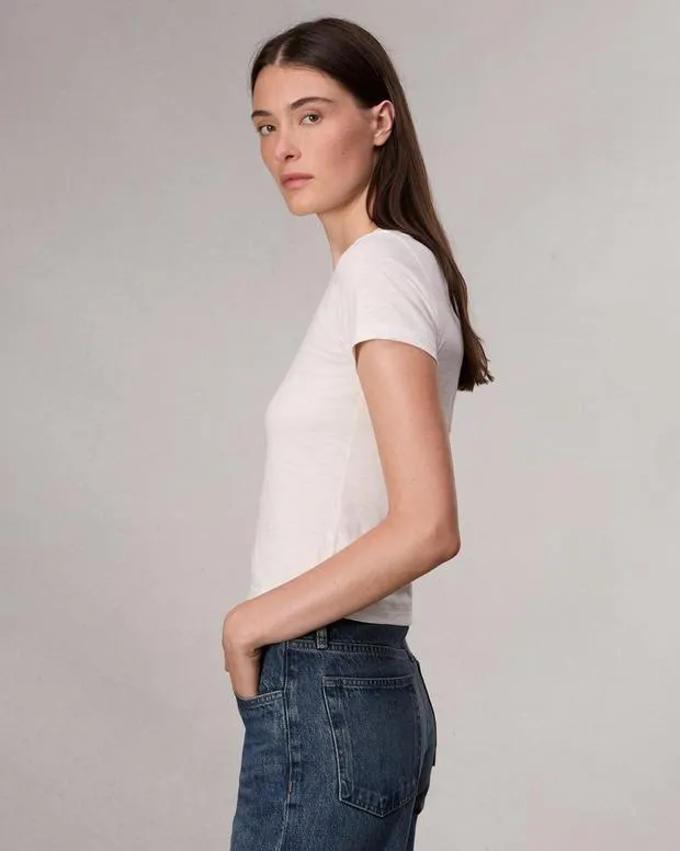 TShirts Women Rag and Bone Mini Script Rb Tee Ivory Multi TShirts Women Rag and Bone Mini Script Rb Tee Ivory Multi