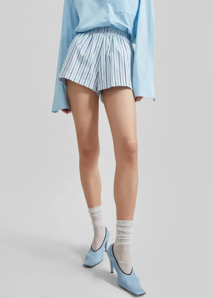 The Frankie Shop Aylin Sheer Socks 8211 Ice 8211 Women