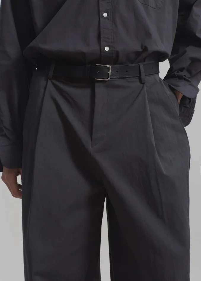 The Frankie Shop Bottoms Brandon Trousers 8211 Charcoal 8211 Men