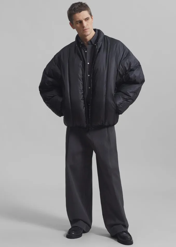The Frankie Shop Bottoms Brandon Trousers 8211 Charcoal 8211 Men