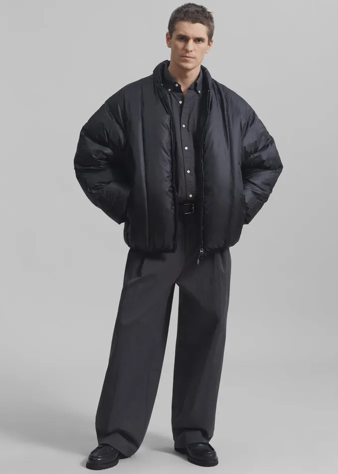 The Frankie Shop Bottoms Brandon Trousers 8211 Charcoal 8211 Men