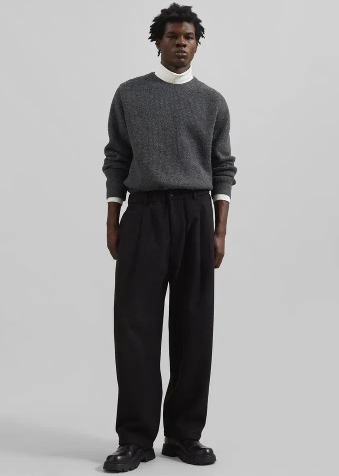 The Frankie Shop Bottoms Felix Trousers 8211 Black 8211 Men