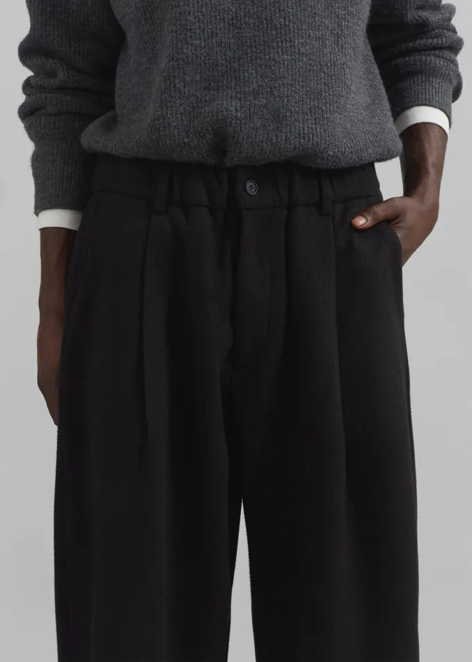 The Frankie Shop Bottoms Felix Trousers 8211 Black 8211 Men