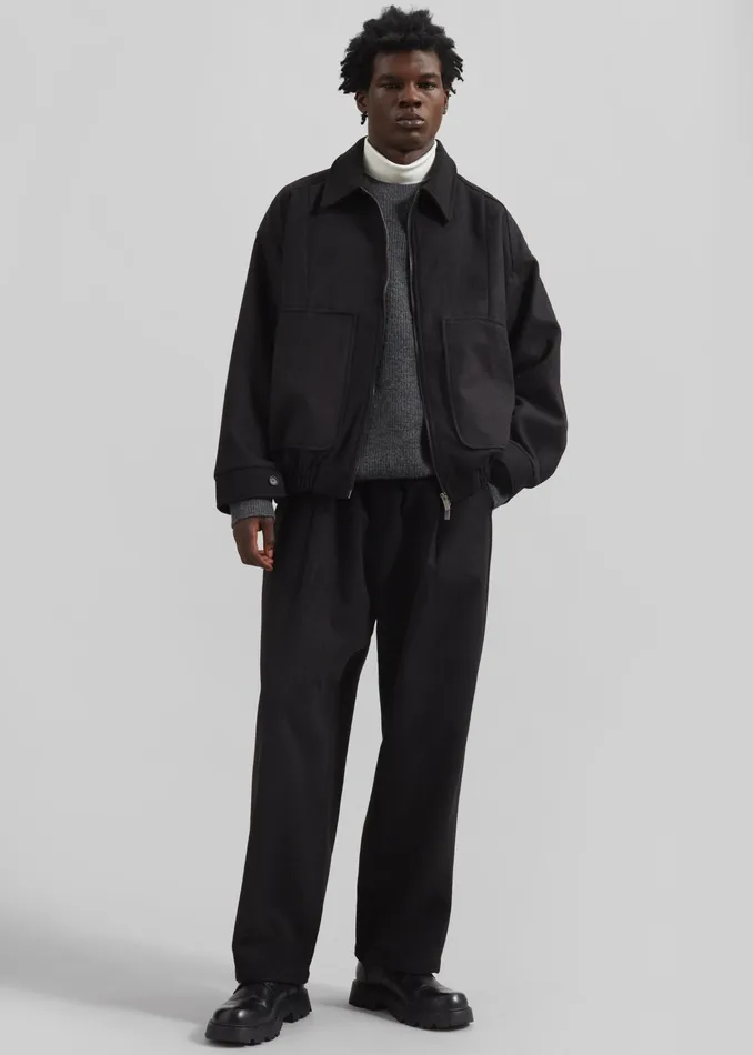 The Frankie Shop Bottoms Felix Trousers 8211 Black 8211 Men