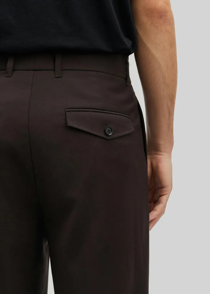 The Frankie Shop Bottoms Samse Samse Christoph Trousers 8211 Chocolate Torte 8211 Men