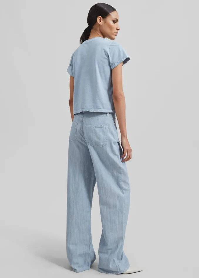 The Frankie Shop Bottoms Samse Samse Shelly Jeans 8211 Breeze Blue 8211 Women