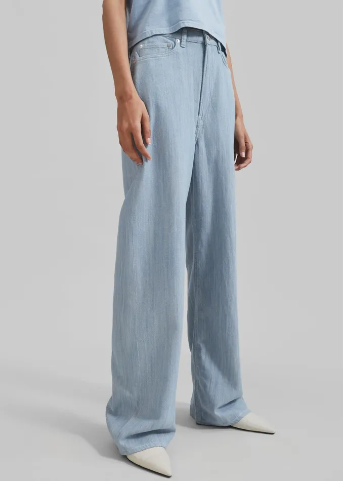 The Frankie Shop Bottoms Samse Samse Shelly Jeans 8211 Breeze Blue 8211 Women