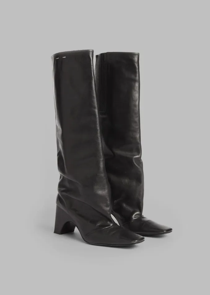 The Frankie Shop Coperni Bridge Leather Boots 8211 Black 8211 Women