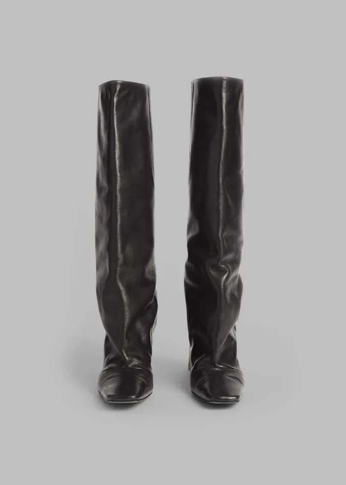 The Frankie Shop Coperni Bridge Leather Boots 8211 Black 8211 Women
