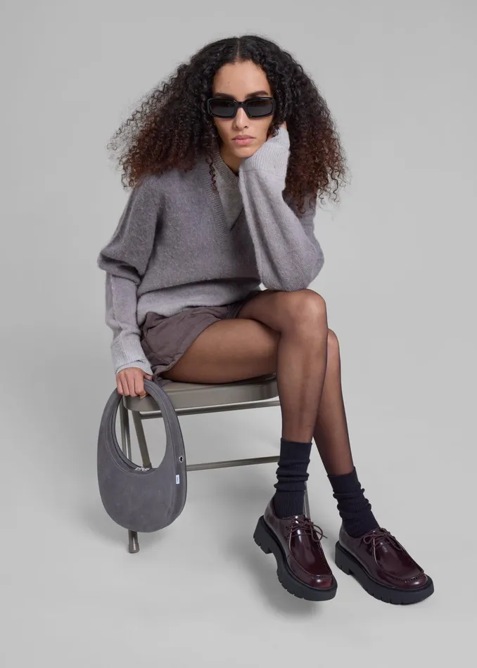 The Frankie Shop Coperni Crossbody Swipe Bag 8211 Grey 8211 Women