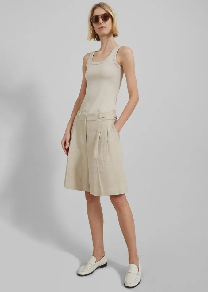 The Frankie Shop Tops Kim Tank Top 8211 Beige 8211 Women