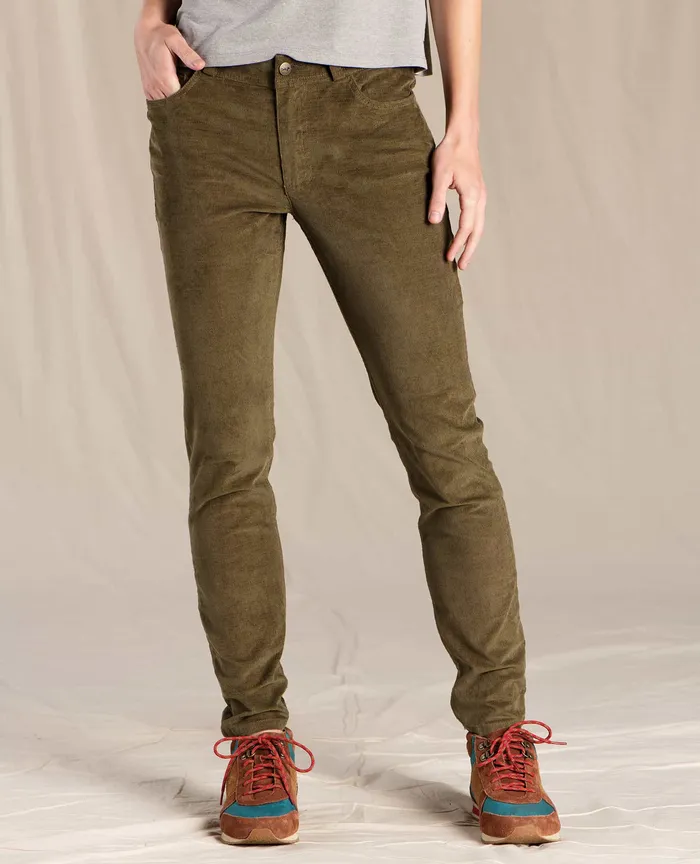 ToadandCo Pants Women8217s Karuna Cord 5 Pocket Skinny Pant Fir