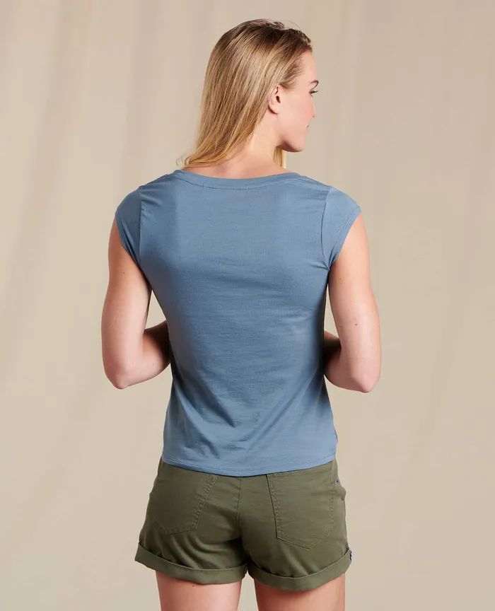 Tops and TShirts ToadandCo Women8217s Anza Short Sleeve Shirt High Tide