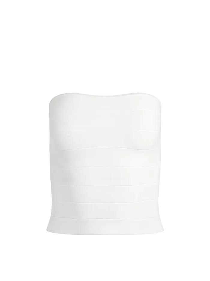 Tops Women Alice Olivia Alison Full Length Tube Top Soft White