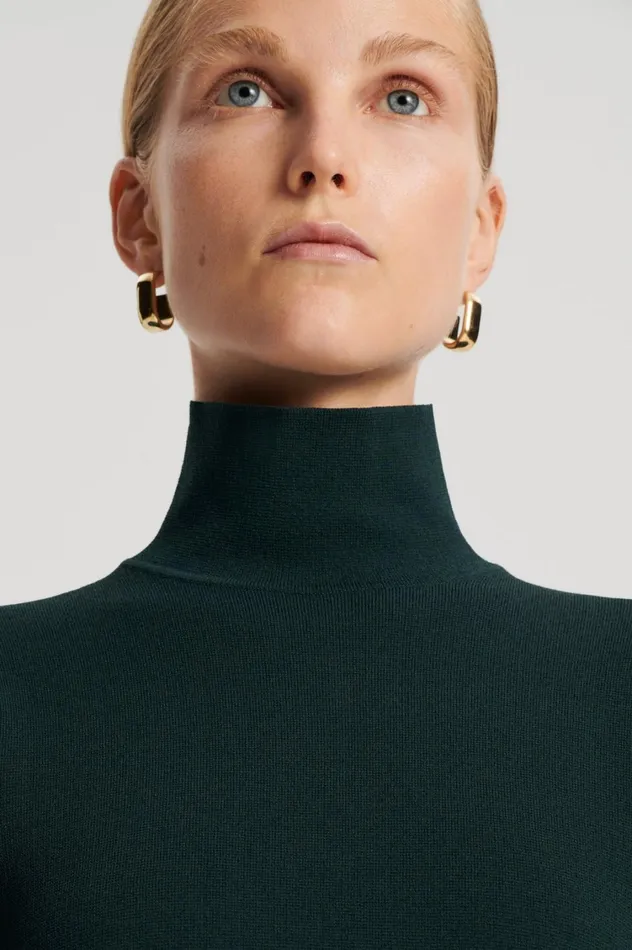 Tops Women Scanlan Theodore CREPE KNIT COCOON SLEEVE SWEATER Darkgreen Tops Women Scanlan Theodore CREPE KNIT COCOON SLEEVE SWEATER Darkgreen
