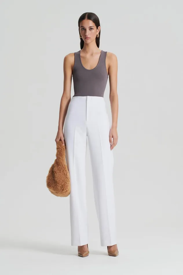 Tops Women Scanlan Theodore CREPE KNIT SINGLET Torba