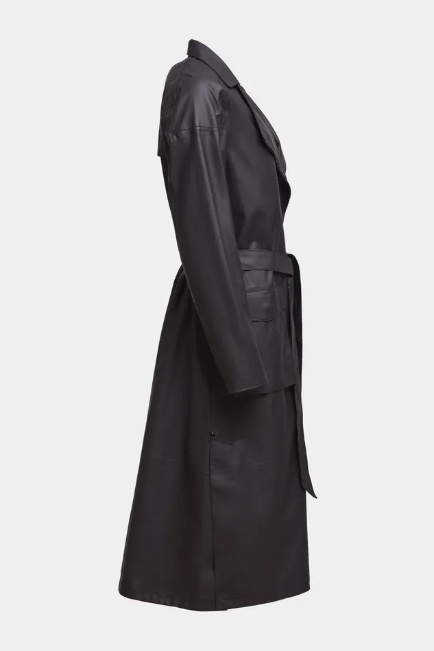 Trench Coats Women Stutterheim Kista Lightweight Trench Coat Black