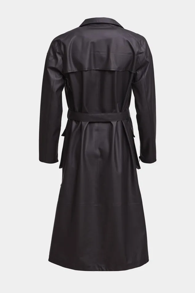 Trench Coats Women Stutterheim Kista Lightweight Trench Coat Black