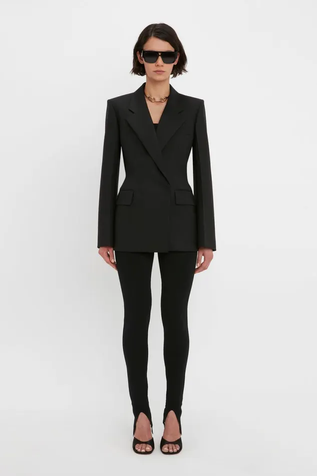 Trousers and Shorts Women Victoria Beckham VB Body Split Front Leggings In Black