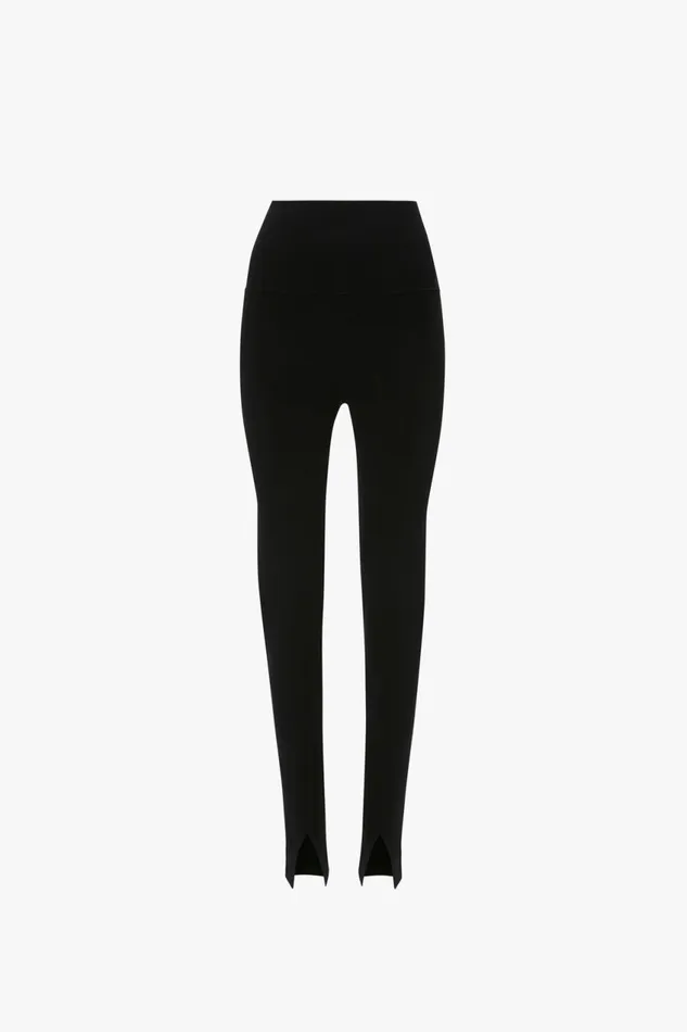 Trousers and Shorts Women Victoria Beckham VB Body Split Front Leggings In Black