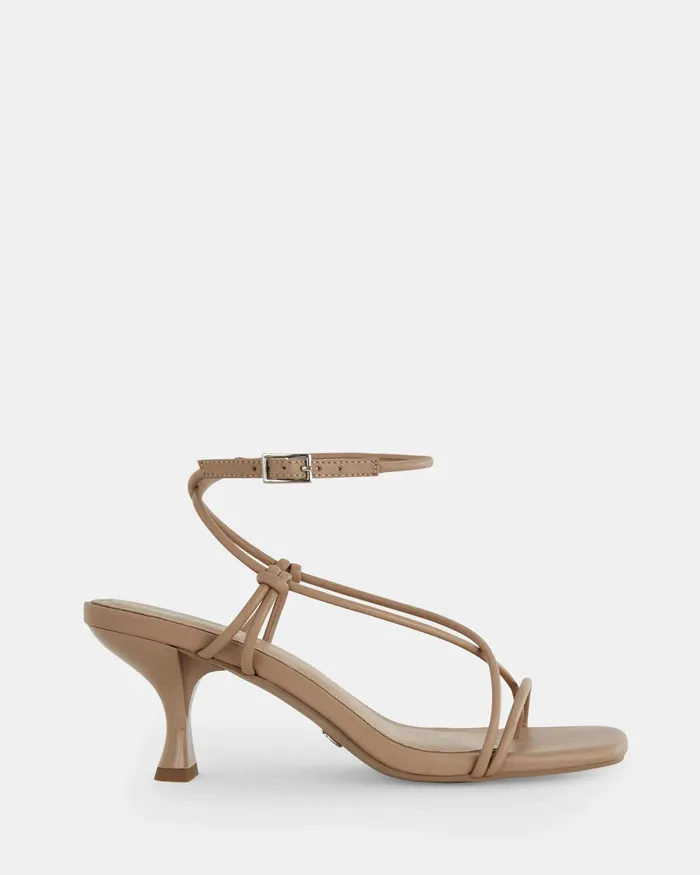 UMBRIA Sand Kitten Heels Party NOVO Shoes Women