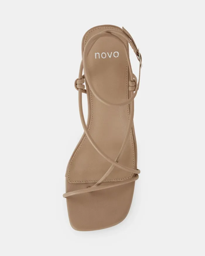 UMBRIA Sand Kitten Heels Party NOVO Shoes Women