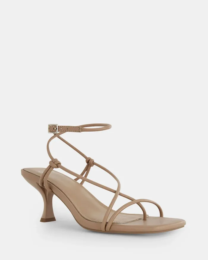 UMBRIA Sand Kitten Heels Party NOVO Shoes Women