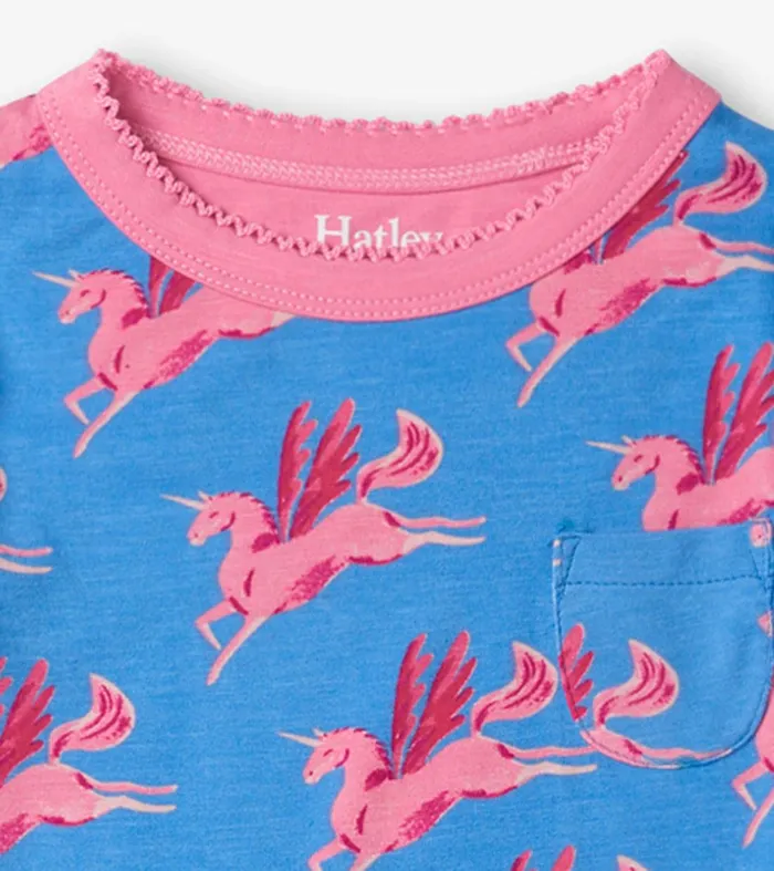 Unicorn Bamboo Kids Pajama Set Hatley