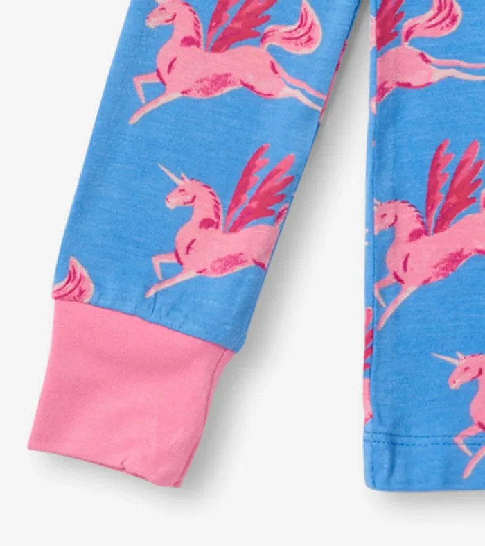 Unicorn Bamboo Kids Pajama Set Hatley