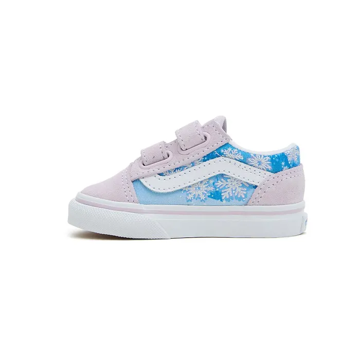 Vans Classics Kids Toddler Old Skool Hook And Loop Shoes 14 Years Purple
