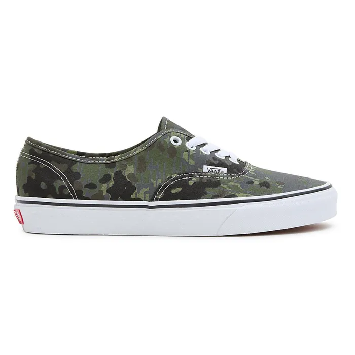 Vans Classics Men Rain Camo Authentic Shoes Green Grey