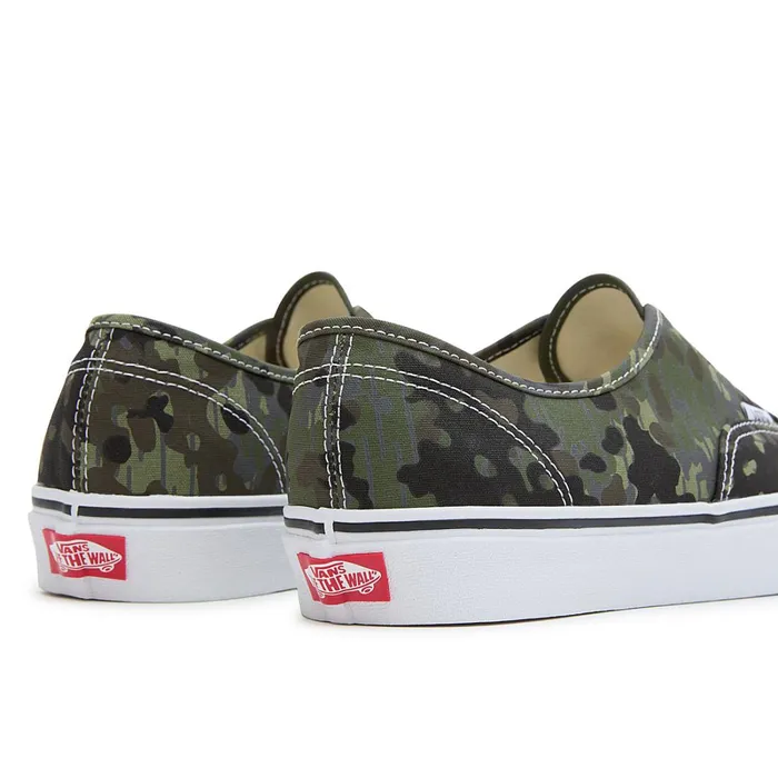 Vans Classics Men Rain Camo Authentic Shoes Green Grey